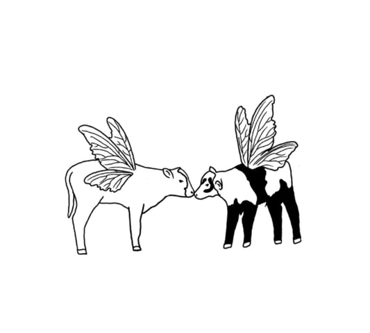 Fairy Cows Kissing $̶2̶0̶0̶ $150